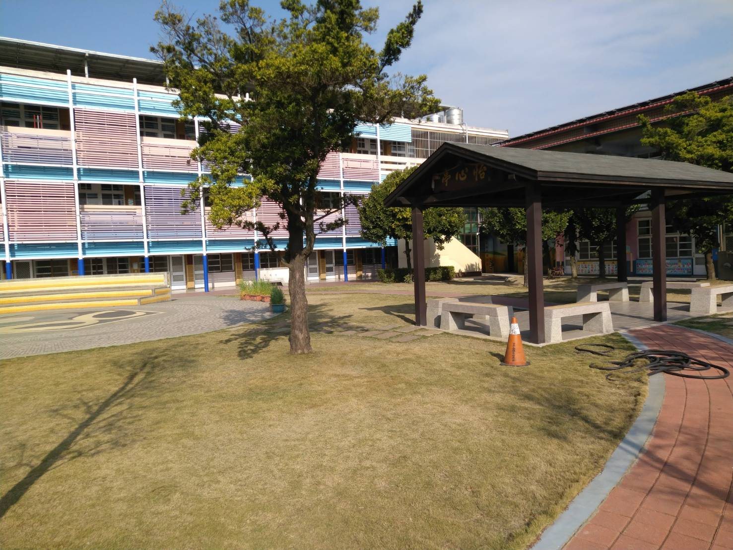 中庭一隅